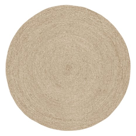 Dixie Ella Rug 125 cm, White/Natural