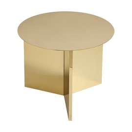 HAY Slit Round Table Brass - Sohvapöydät Teräs Messinki - AA686-A364-AA87
