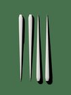 STOFF Nagel - Large taper candles by Ester & Erik, 4 pcs - White