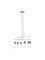 EGLO ZACHARO CHANDELIER 6X360LM BS/CLEAR – kuva 2