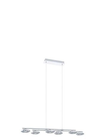 EGLO TARUGO 1 LONG TABLE 6X450LM CHROME