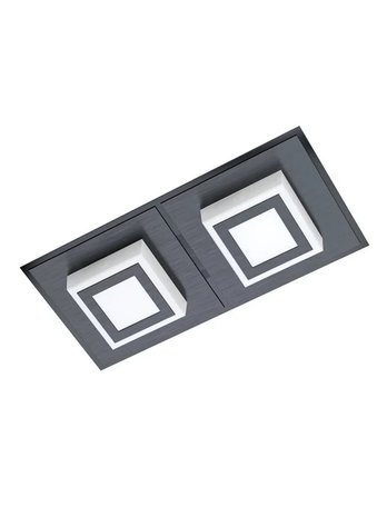 EGLO MASIANO 1 WALL/CEILING 2X340LM BLACK/SATIN
