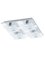 EGLO VICARO CEILING 4X2.5W CHROME – kuva 1