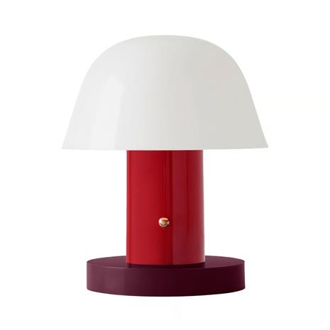 &Tradition Setago JH27 -pöytälamppu Maroon-grape