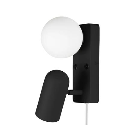 Globen Lighting - Doppio Seinävalaisin Musta