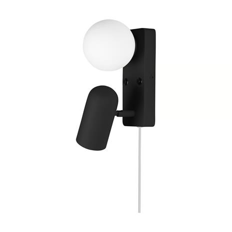 Globen Lighting - Doppio Seinävalaisin Musta