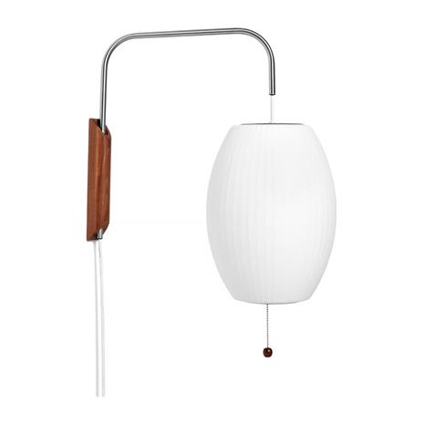 Nelson Cigar Sconce Bubble Small Seinävalaisin - Herman Miller