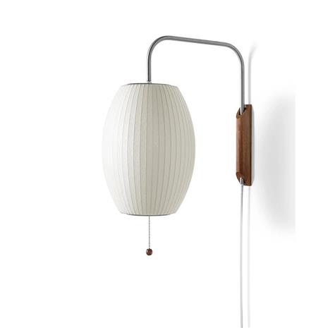 Nelson Cigar Sconce Bubble Small Seinävalaisin - Herman Miller