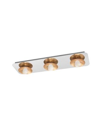 EGLO TORANO CEILING 3X510LM DAMPINGB. CHROME/GOLD