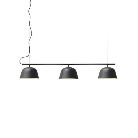 Muuto Ambit Rail -kattolamppu musta