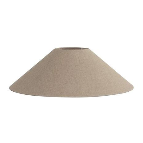 Watt & Veke Basic Lampunvarjostin Litteä 30 Cm - Lampunvarjostimet Pellava Natural - B30/77/00