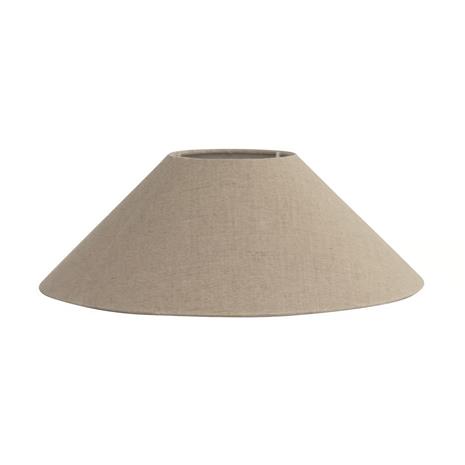 Watt & Veke Basic Lampunvarjostin Litteä 30 Cm - Lampunvarjostimet Pellava Natural - B30/77/00