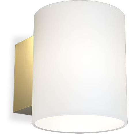 Herstal - Evoke Seinävalaisin IP44 Small Satin Brass/Opaali