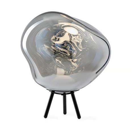 Tom Dixon - Melt Portable Lattiavalaisin/Riippuvalaisin Silver Black