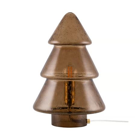Globen Lighting Gran Pöytävalaisin 20 Cm - Jouluvalaistus Lasi Ruskea - 626206