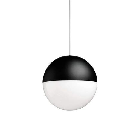 Flos String Light Sphere Pendant 12M Dimmable With Soft Touch, Black