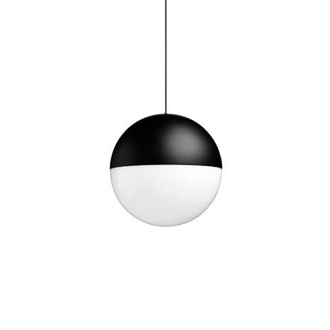Flos String Light Sphere Pendant 12M Dimmable With Soft Touch, Black