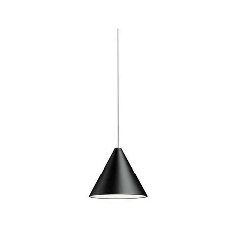Flos String Light Cone Pendant 12M Dimmable With Soft Touch, Black