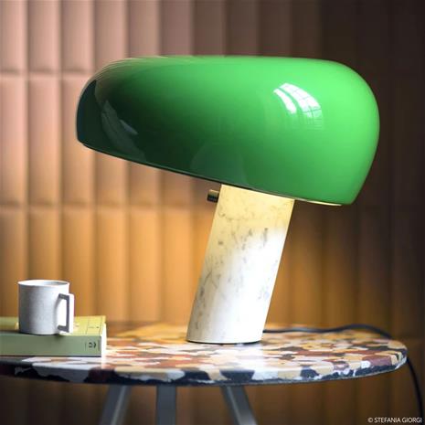 Flos Snoopy Pöytävalaisin Vihreä/Marmori