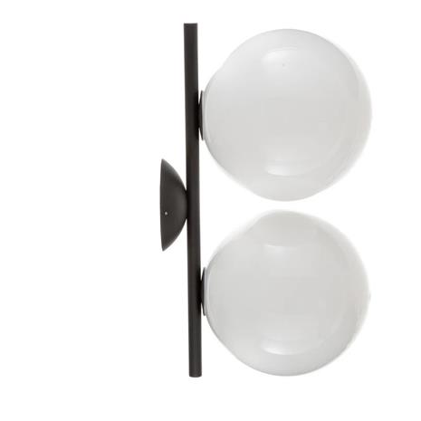Flos IC Lights C / W1 Ceiling / Wall light Double, Black