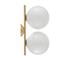Flos IC Lights C / W1 Ceiling / Wall Lamp Double, Brass – kuva 4