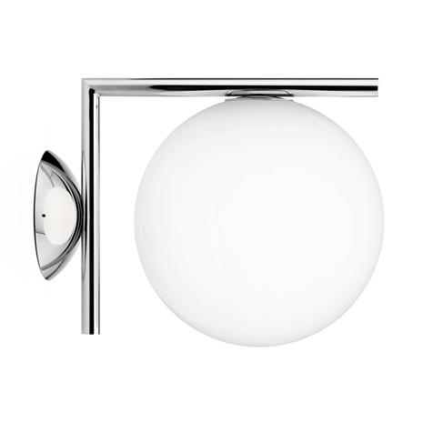 Flos IC Lights C/W1 Katto/Seinävalaisin, Kromi
