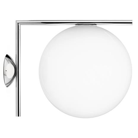 Flos IC Lights C/W2 Katto/Seinävalaisin, Kromi