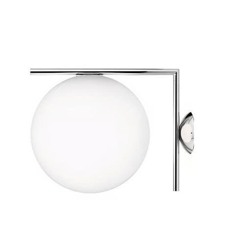 Flos IC Lights C/W2 Katto/Seinävalaisin, Kromi