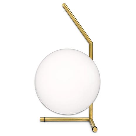 Flos IC Lights T1 Pöytävalaisin Matala, Messinki