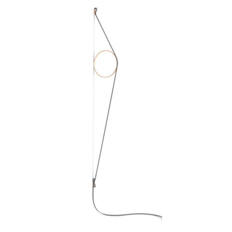 Flos - Wirering Seinävalaisin Harmaa/Kulta – kuva 2/5