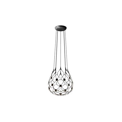 Luceplan Mesh Wireless -kattovalaisin Musta, large
