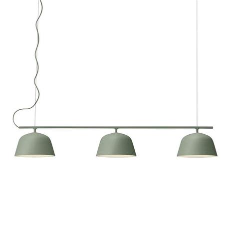 Muuto Ambit Rail -kattolamppu Dusty green