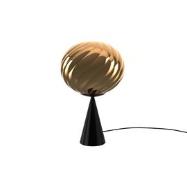 Tom Dixon Whirl cone fat pöytälamppu Kulta musta