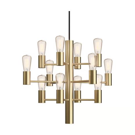 Herstal - Manola Mini 12 Kattokruunu Satin Messinki