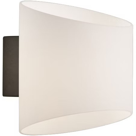 Herstal - Evoke Seinävalaisin IP44 Oval Anthracite/Opaali