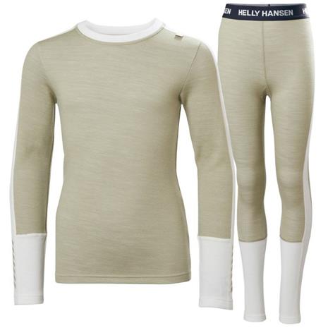 Helly Hansen Lifa Merino Midweight, setti, junior, beige – kuva 1/1