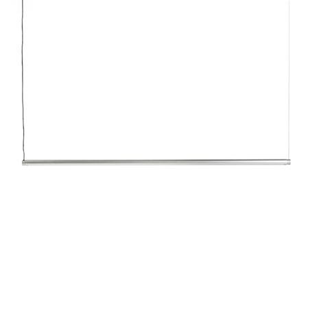 HAY Factor Linear Suspension Kattolamppu 1500 Diffused Clear anodisoitu alumiini