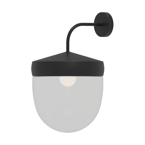 Noon Pan seinävalaisin kirkas 30 cm Musta – kuva 2/4