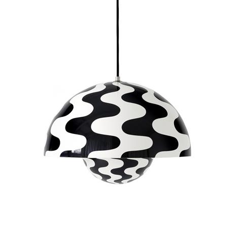 &Tradition Flowerpot hissivalaisin, VP7 Black-white pattern
