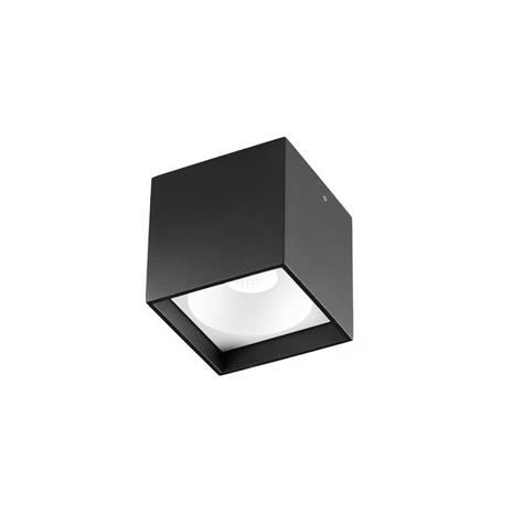 Light-Point Solo Square spotlight Black/white, 3000 kelviniä