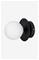 Globen Lighting Art Deco IP Wall Lamp/Ceiling Lamp, White/Black – kuva 6