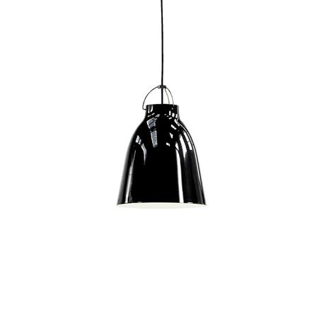 Fritz Hansen Caravaggio 2 -riippuvalaisin Musta-musta tekstiilijohto