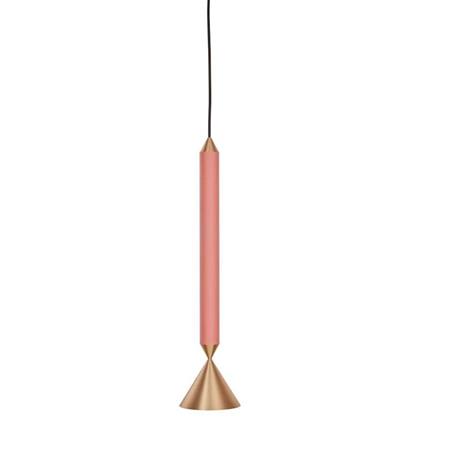 Pholc Apollo 39 -riippuvalaisin Coral pink, messinki