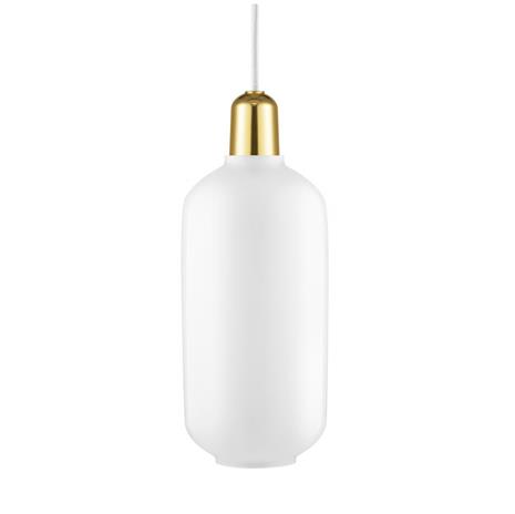 Normann Copenhagen Amp Kattovalaisin Large, Valkoinen/Messing