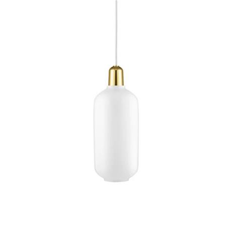 Normann Copenhagen Amp Kattovalaisin Large, Valkoinen/Messing