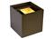 Xio LED-seinävalaisin, leveys 13 cm, musta – kuva 3