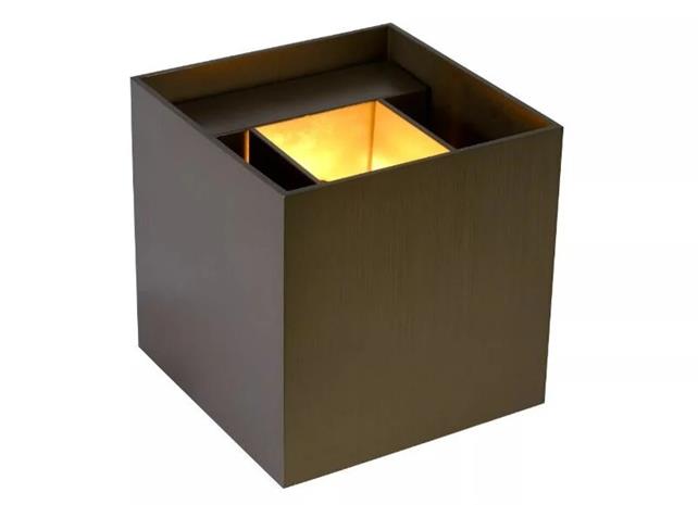 Xio LED-seinävalaisin, leveys 13 cm, musta