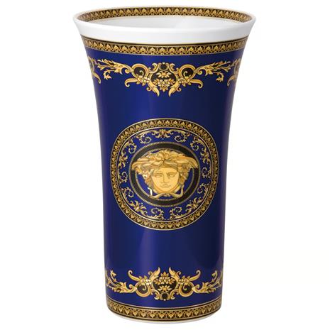 Rosenthal Versace Medusa Blue, maljakko 34 cm