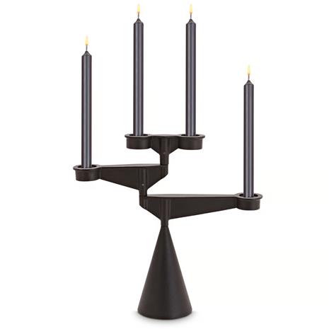 Tom Dixon Spin-kynttilälyhty mini Musta
