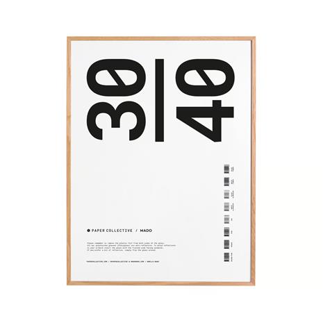 Paper Collective Kehys Solid Oak 30x40 cm